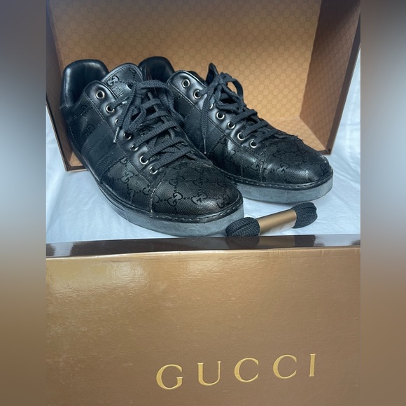 Gucci Shoes | Mens Gucci Imprime Trainers | Size 42-43 (US 9.5) - Picture 1 of 7